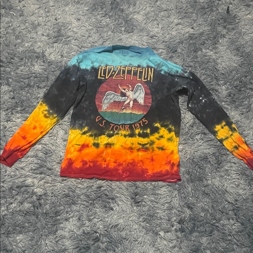 Led Zeppelin Tie-Dye Long Sleeve Shirt